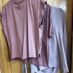 Lot of women’s mauve/pink tops